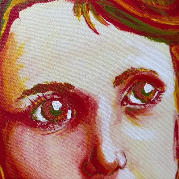 Original Expressive Portrait Painting - Picture 3 of 5